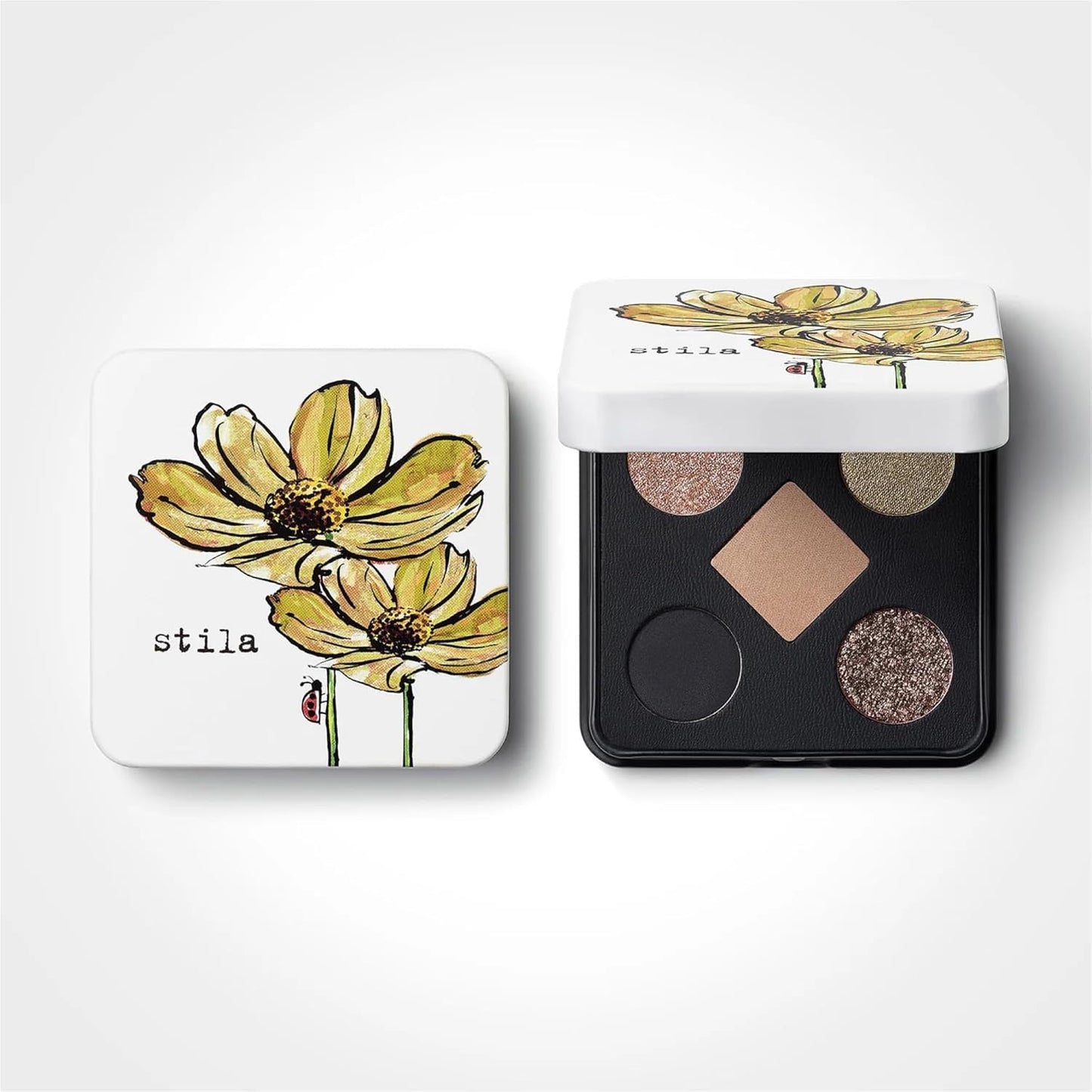 Stila Pocket Play™ Eye Shadow Palette - 5 Blendable Shades for Eyes & Face | Compact Travel-Friendly Design, Matte & Shimmer Finishes