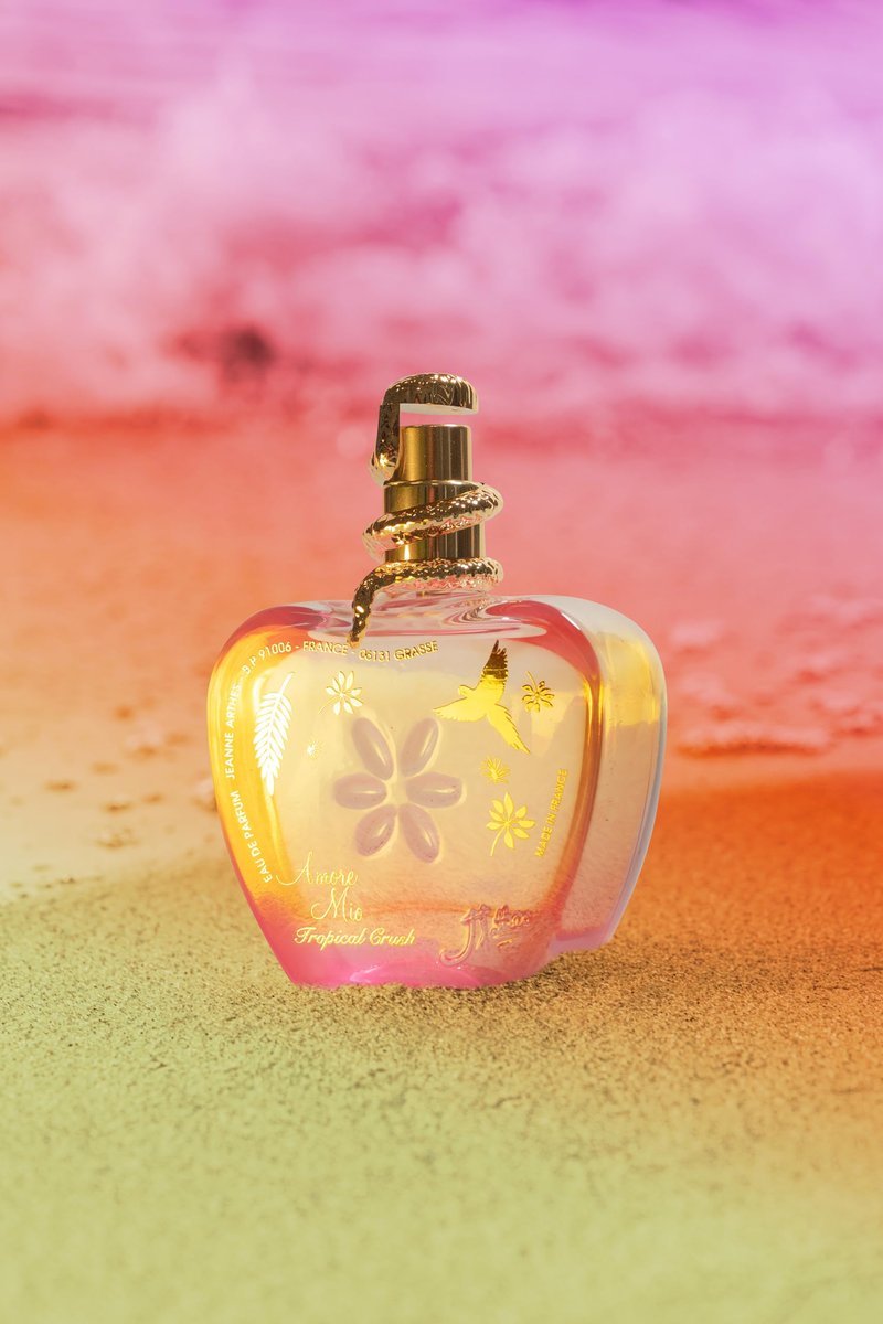 Jeanne Arthes - Amore Mio Tropical Crush Eau De Parfum - Spray Perfume for Women - Fruity Floral Scent - Notes of Cassis, Raspberry Sorbet, Mandarin - Made in France - 3.38 fl.oz