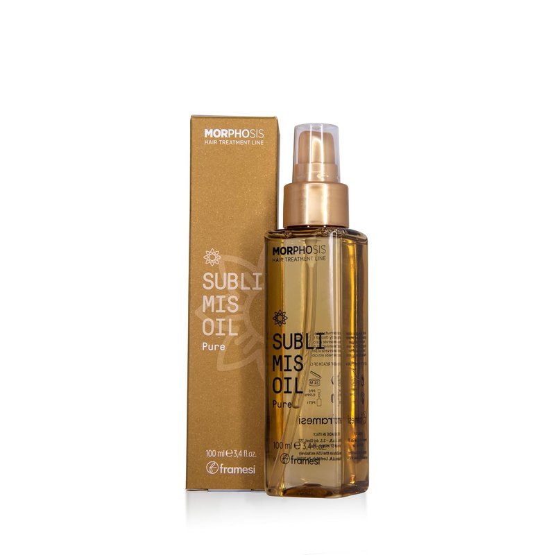 FRAMESI Morphosis Pure Hair Oil - Moisturizing & Revitalizing Formula | 3.4 fl oz, Color Safe