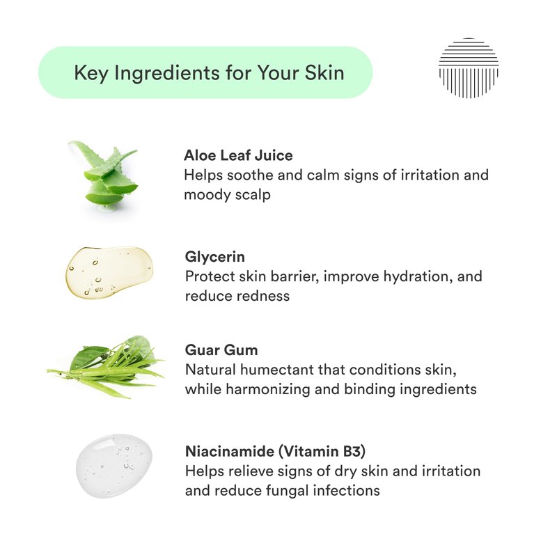 Dermazen Soothing Face Moisturizer | For Dry, Flaky, Itchy Skin | Steroid-Free | Malassezia-Safe | Lactic Acid, Niacinamide & Hyaluronic Acid | Gentle MCT Oil Hydration