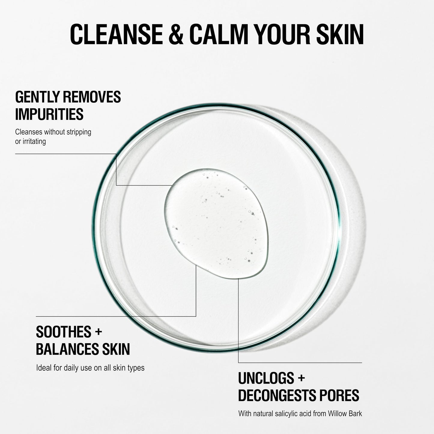 Grown Alchemist Gentle Gel Facial Cleanser (200ml) Natural Face Wash. Hydrating Bergamot & Rosebud Exfoliating with Willow Bark, a Salicylic Acid Alternative.