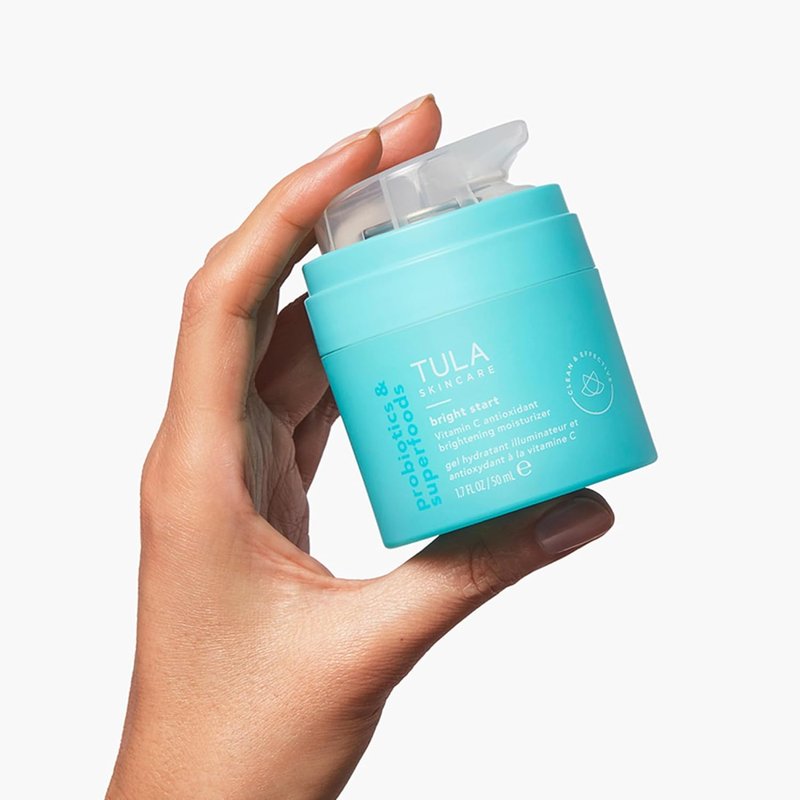TULA Bright Start Vitamin C Antioxidant Moisturizer - Lightweight Gel Cream for Brightening & Hydration | 1.7 oz
