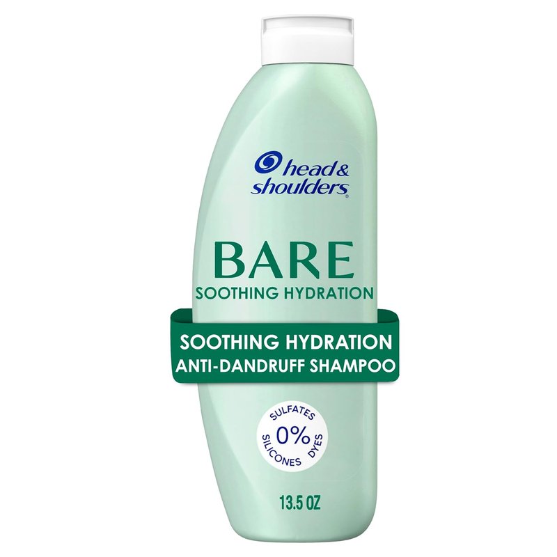 Head & Shoulders Anti-Dandruff Shampoo - Bare Soothing Hydration, 1% Pyrithione Zinc, Sulfate-Free, 13.5 fl oz