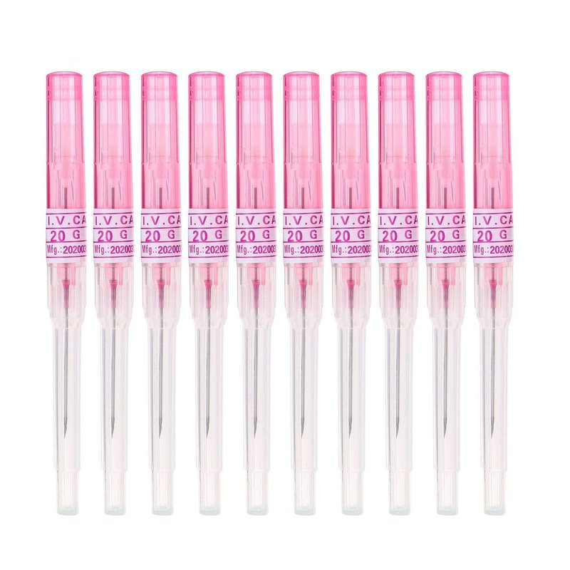 50pcs 20G IV Catheter Needles Kit, Ear Nose Piercing Needles Supply