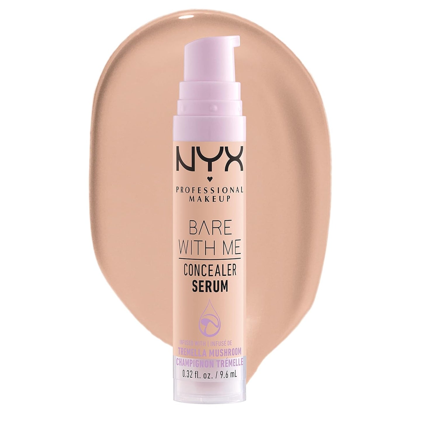 NYX Bare With Me Concealer Serum - Lightweight Hydrating Formula | PanOxyl 10% Benzoyl Peroxide Acne Face Wash 5.5oz
