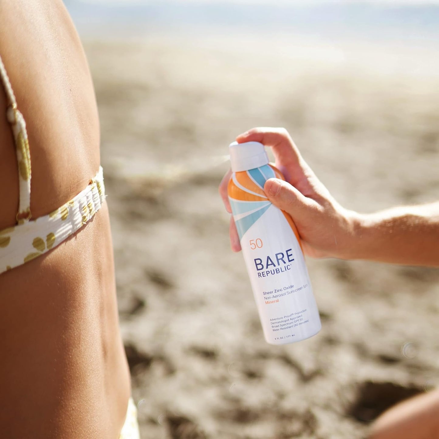 Bare Republic Mineral Sunscreen SPF 50 - Non-Greasy Spray with Vanilla Coco Scent | 6 Fl Oz