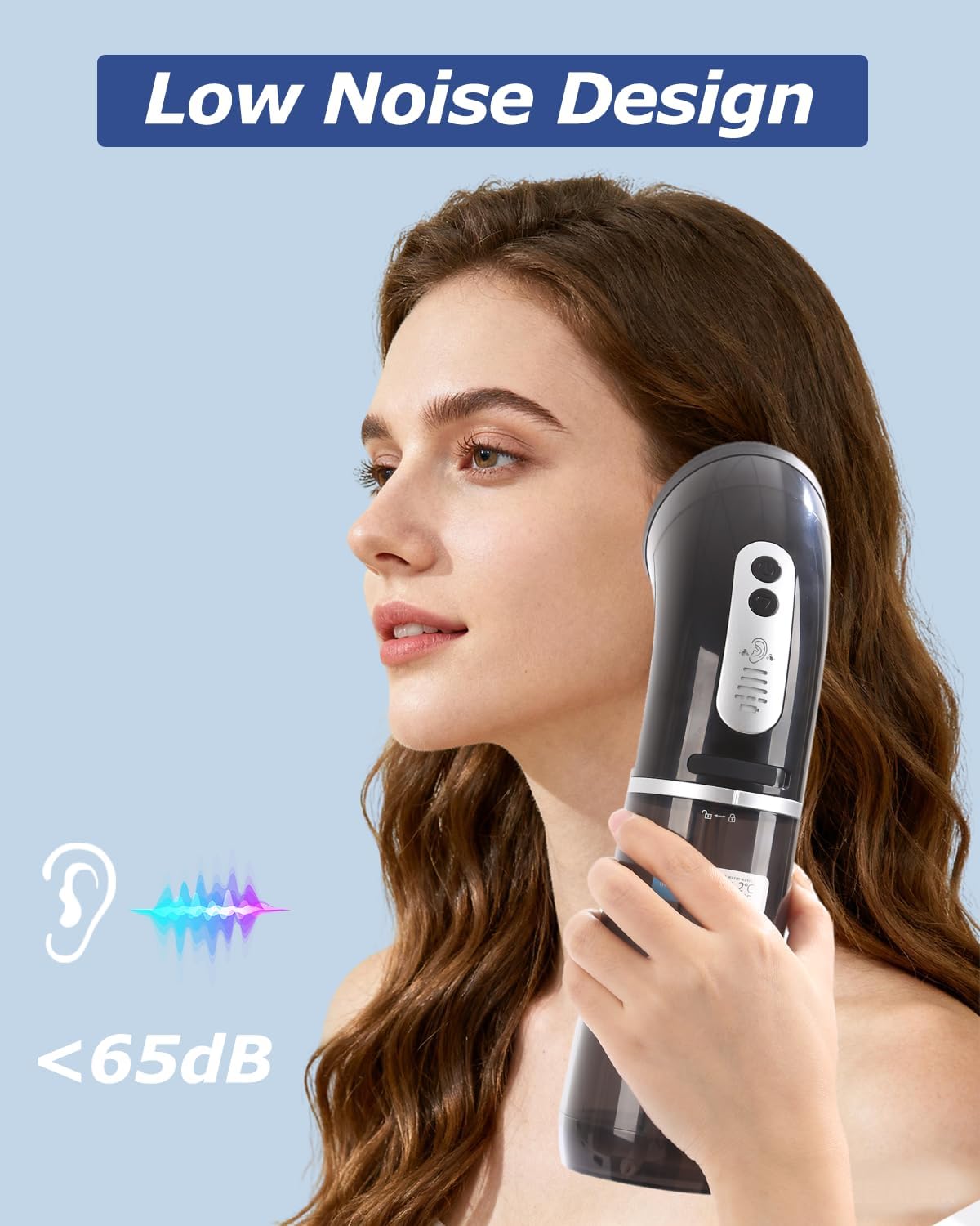Ear Wax Removal Kit - Dual Water Tank Design with 4 Pressure Settings | 250ML Capacity, 8 Soft Earbuds, Type-C Charging, IPX7 Waterproof