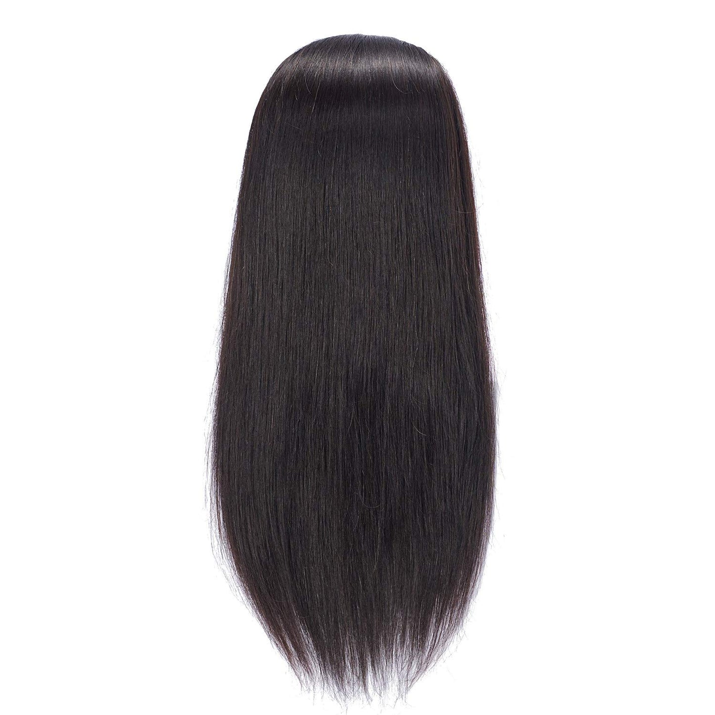 Human Hair Styling Training Mannequin Head - 24-26'' Cosmetology Practice Head with Stand