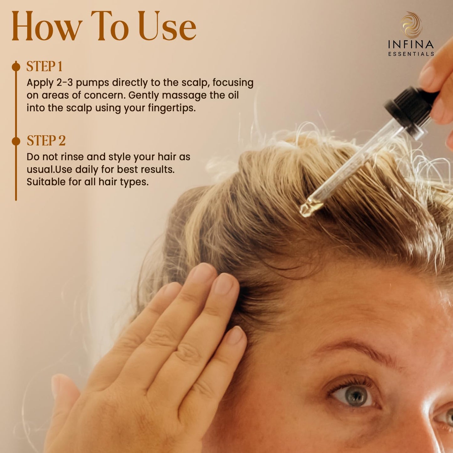 Revitalizing Scalp Serum for Hair Growth, Peptide Hair Serum for Hair Growth
