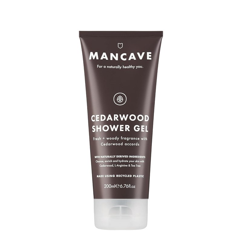 Cedarwood Shower Gel - Natural ManCave Formula for Refreshing Cleanliness | 200ml