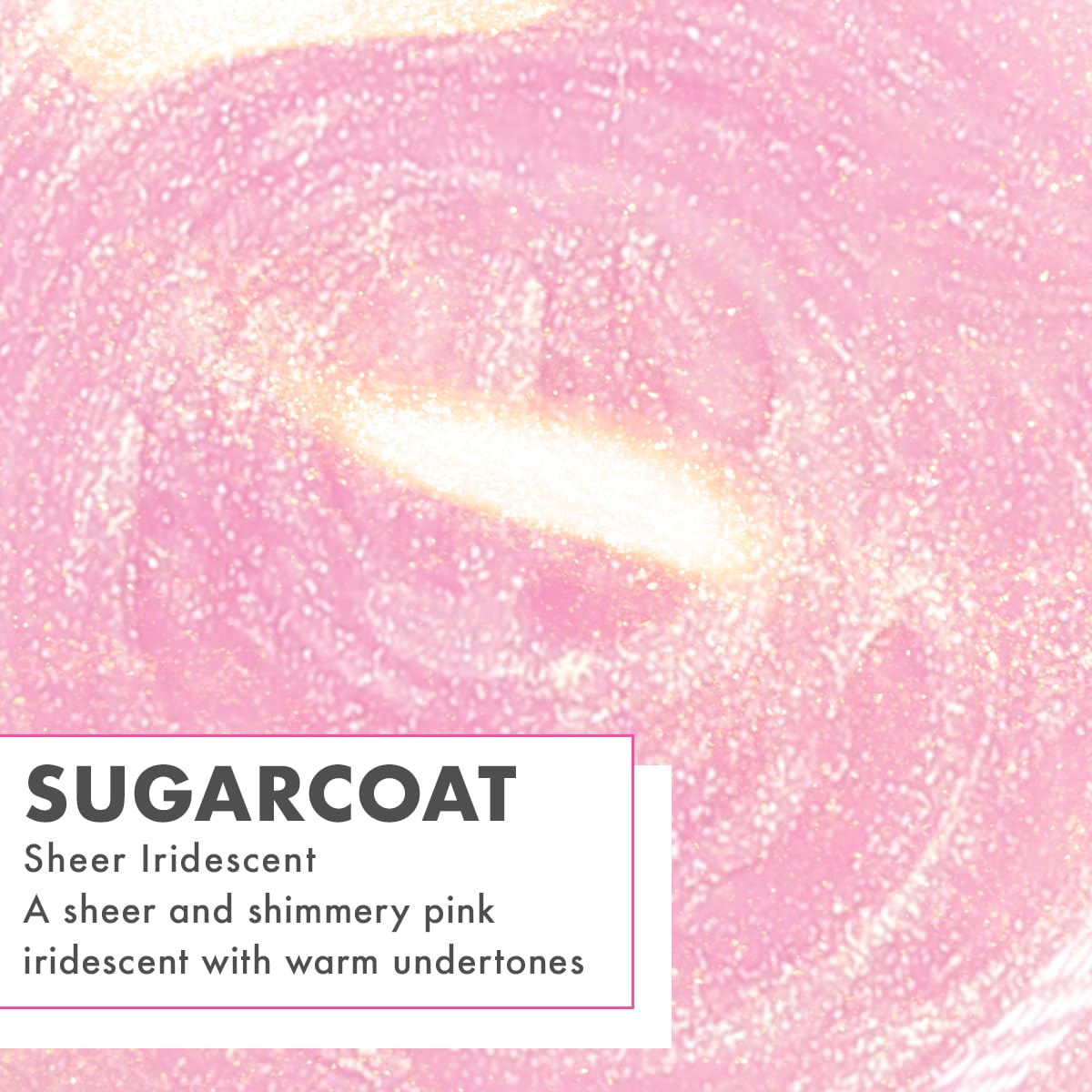 Quick Dry Nail Polish - Smudgeproof, Vegan & Cruelty-Free | Sugarcoat Shimmery Pink, Lasts Up to 5 Days