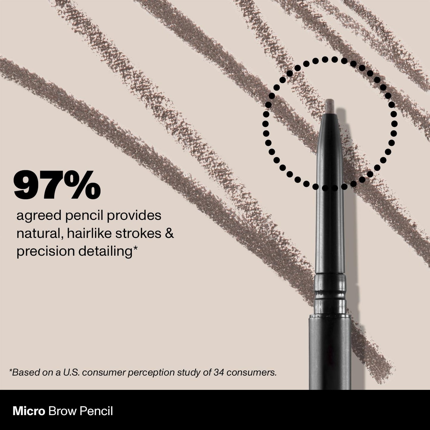 Morphe Micro Dual Eyebrow Pencil - Dual-Ended Tool Features a Retractable, Ultra-Precise, Pointed Pencil Tip - Richly Pigmented, Smooth-Gliding, Long-Lasting Wax Formula