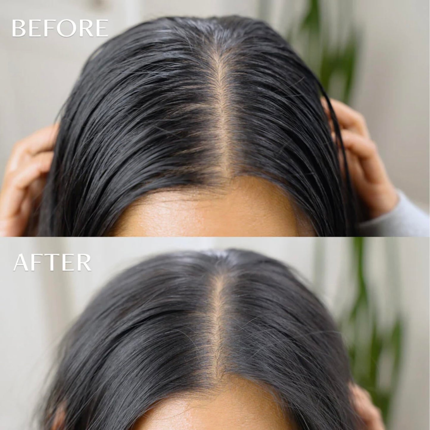 m'chel Day After Brush Dry Shampoo 0.45oz, Refillable Powder Dry Shampoo, Deodorizes and Absorbs Oil (fragrance-free)