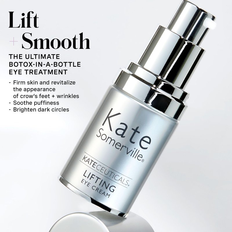 Kate Somerville KateCeuticals Lifting Eye Cream – Powerful Anti-Aging Treatment, Visibly Smooths Fine Lines & Wrinkles, 0.5 Fl Oz