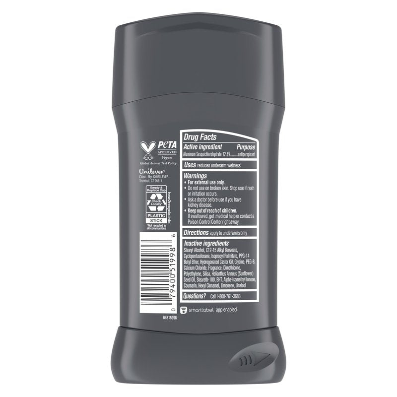 DOVE MEN + CARE Antiperspirant 3 Pack Rustic Sandalwood Deodorant for Men 2.7 oz