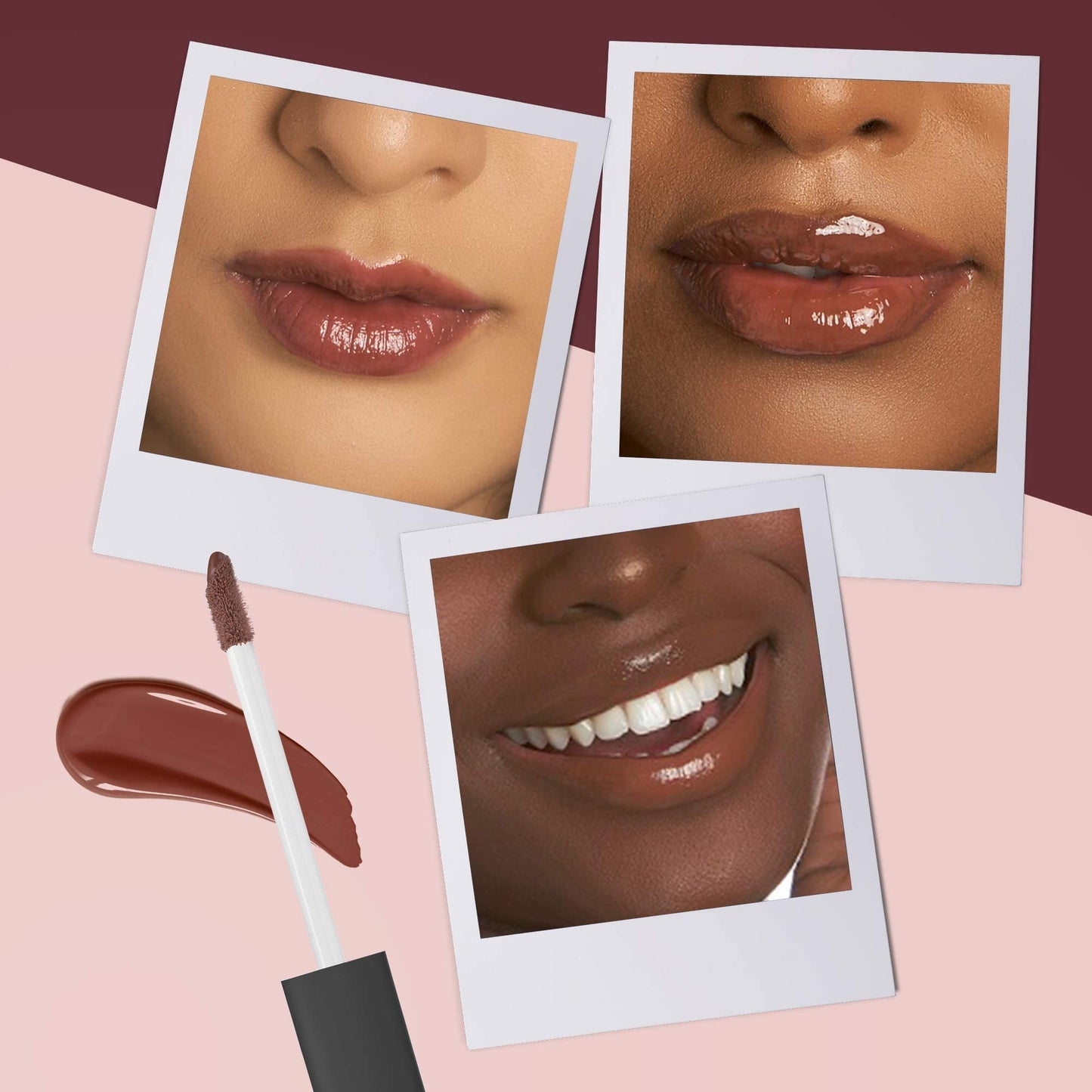 Mented Cosmetics Lip Gloss Bundle | Vegan, Paraben-Free, Cruelty-Free Gloss Topper | Long Lasting and Moisturizing Lipgloss (Send Nudes & Mauve Over)