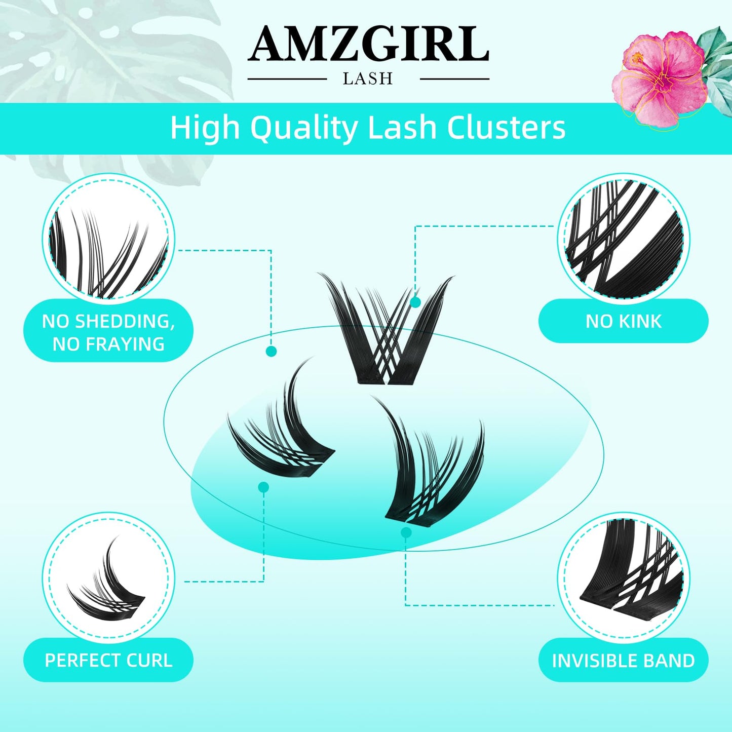Lash Clusters Manga 168Pcs Eyelash Cluster Wet Look Ultra-Thin Invisible Lash Band Eyelashes Extensions Spiky Anime Wide Span Lashes(Kitten,C-10mm)