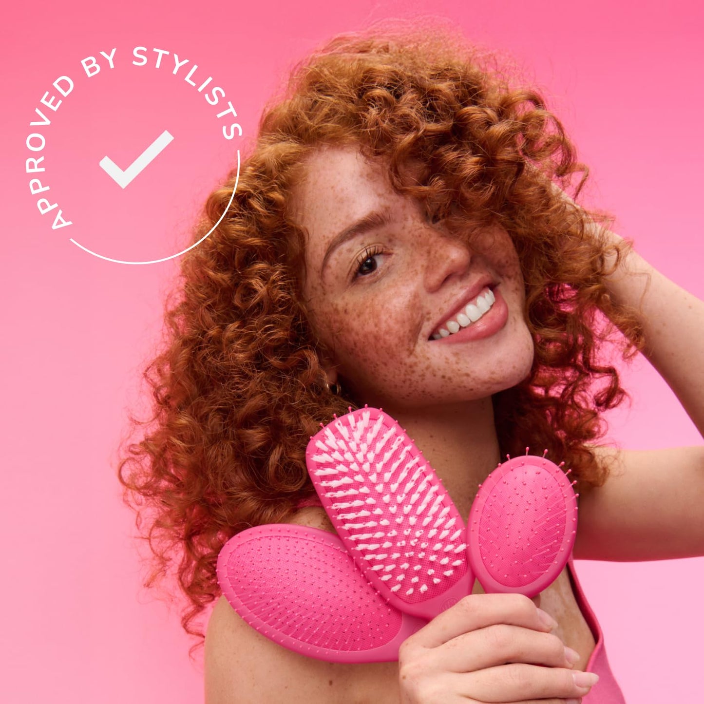 Wet Brush Original Detangler Hair Brush, Cream (Iridescence Icon), Ultra-Soft IntelliFlex Bristles, Detangling Bristles Glide Through Tangles, All Hair Types (Wet & Dry), Women & Men, Limited Edition
