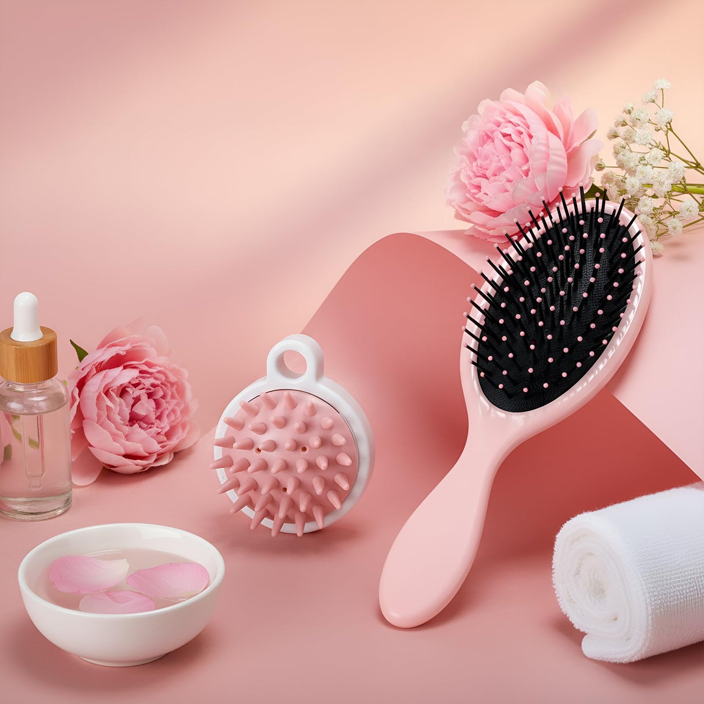 Sawysine 12 Pcs Mother's Day Hair Care Gift Set with Morandi Microfiber Hair Drying Towel Spa Kit Unique Spa Gift Basket Thank You Gifts for Mom Grandma Wife Best Friend Sister Her Mothers Day