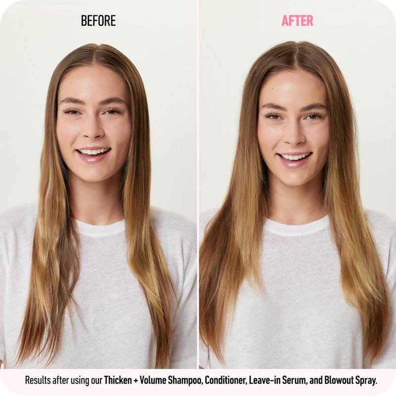 Boldify Full Body Volumizing Hair Spray - Mega-Volume - Blowout Heat Protection Spray with Thickening and Blow Dry Formula for Fine, Thin Hair - For Women & Men