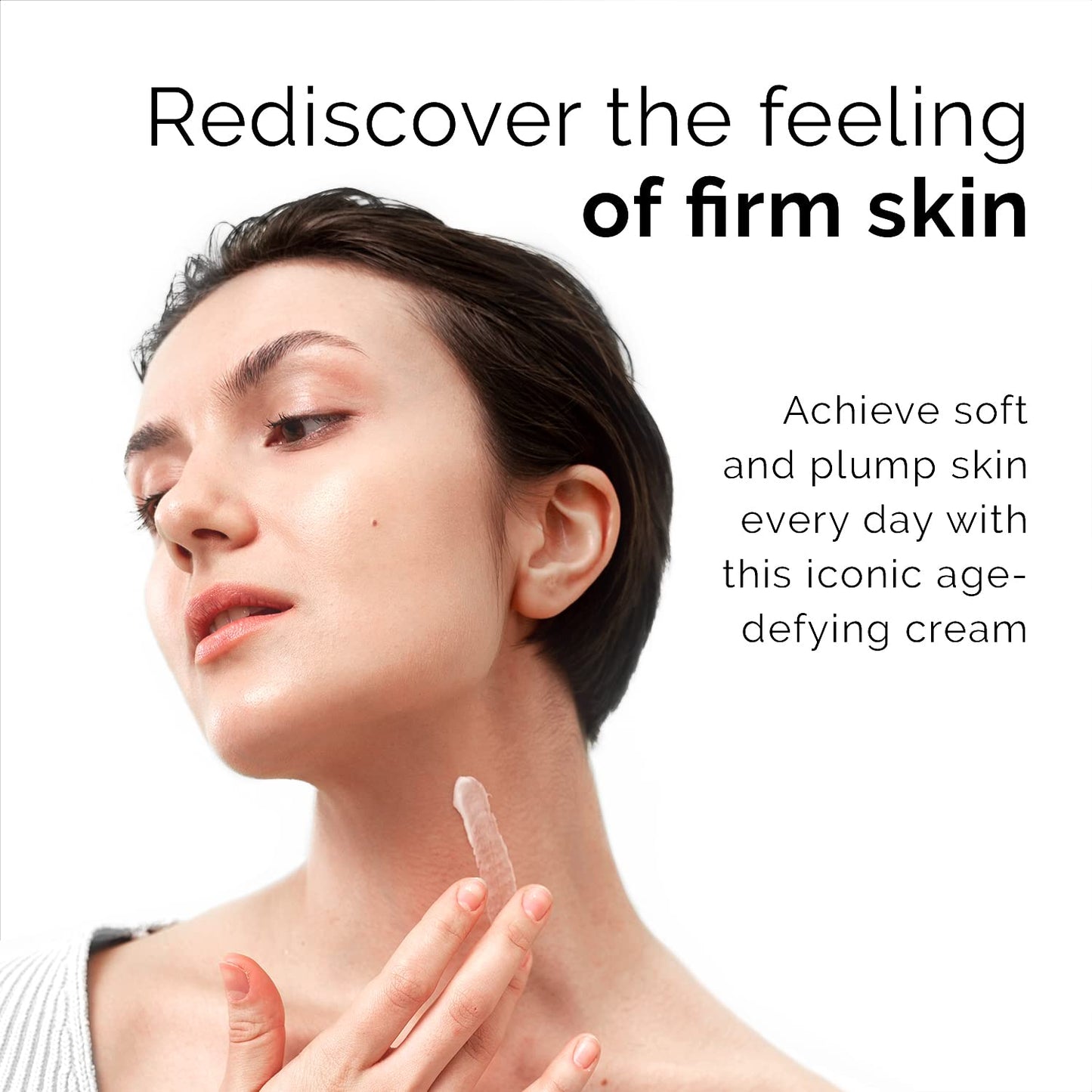 Neck Firming Cream - Natural Anti-Aging Facial Moisturizer with Retinol & Hyaluronic Acid | Day & Night Use