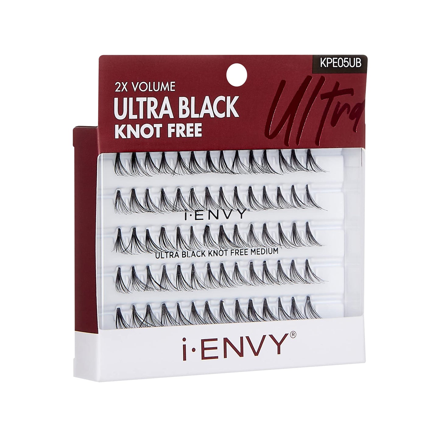 i•ENVY Knot Free Individual Lashes 3 Pack (Ultra Black - Medium)