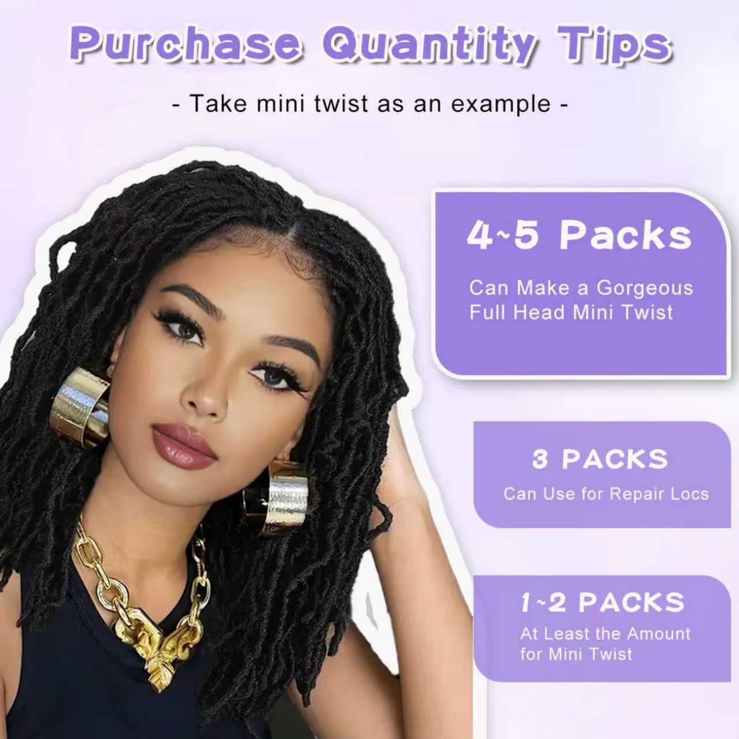 Afro Kinkys Bulk Human Hair For Braiding Soft 4c Afro Kinky-Curly Human Hair For Mini Twists,Dreadlocks Extensions,Repair Locs,Micro Locs Extension,Human Braiding Hair 18inch(1B,35g/pack)