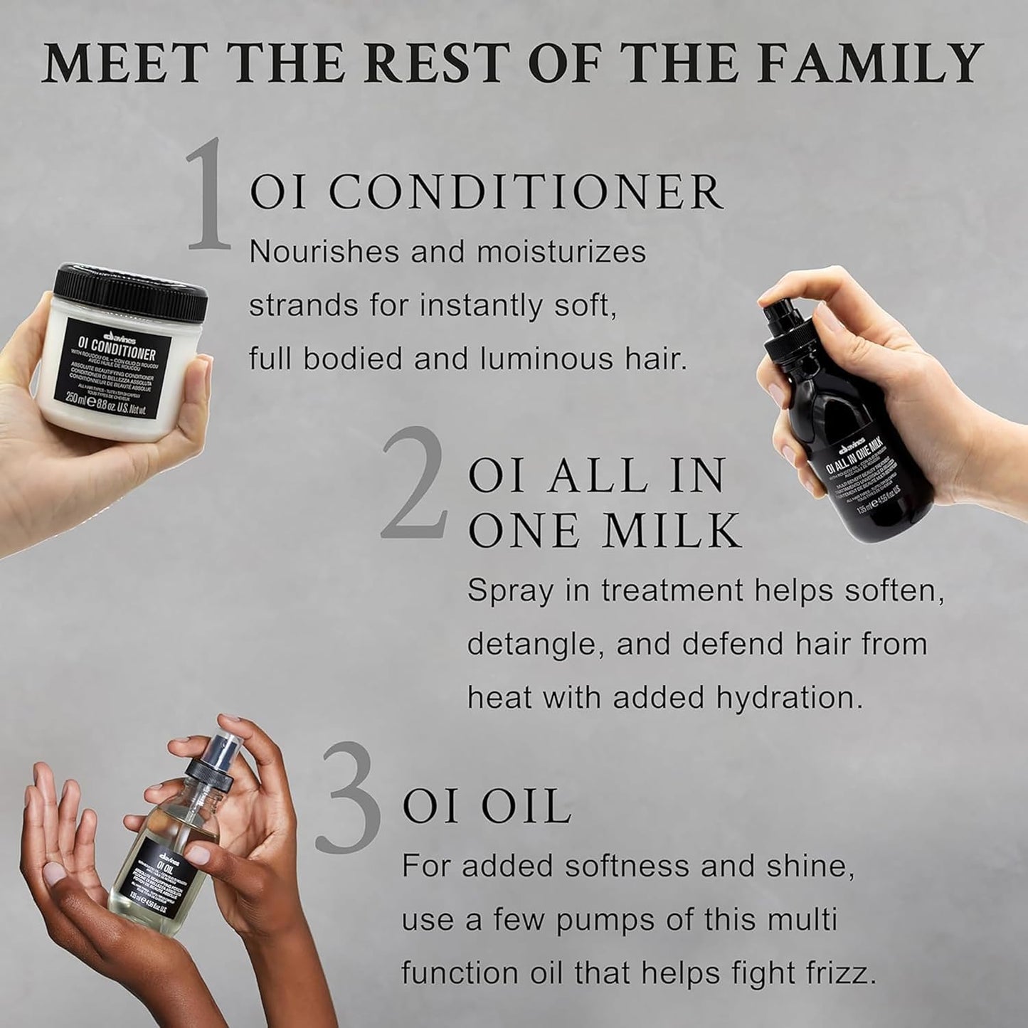 Davines OI Hair Butter - Deeply Nourishing Antioxidant Mask for All Hair Types | Hydrating Treatment with Roucou Oil