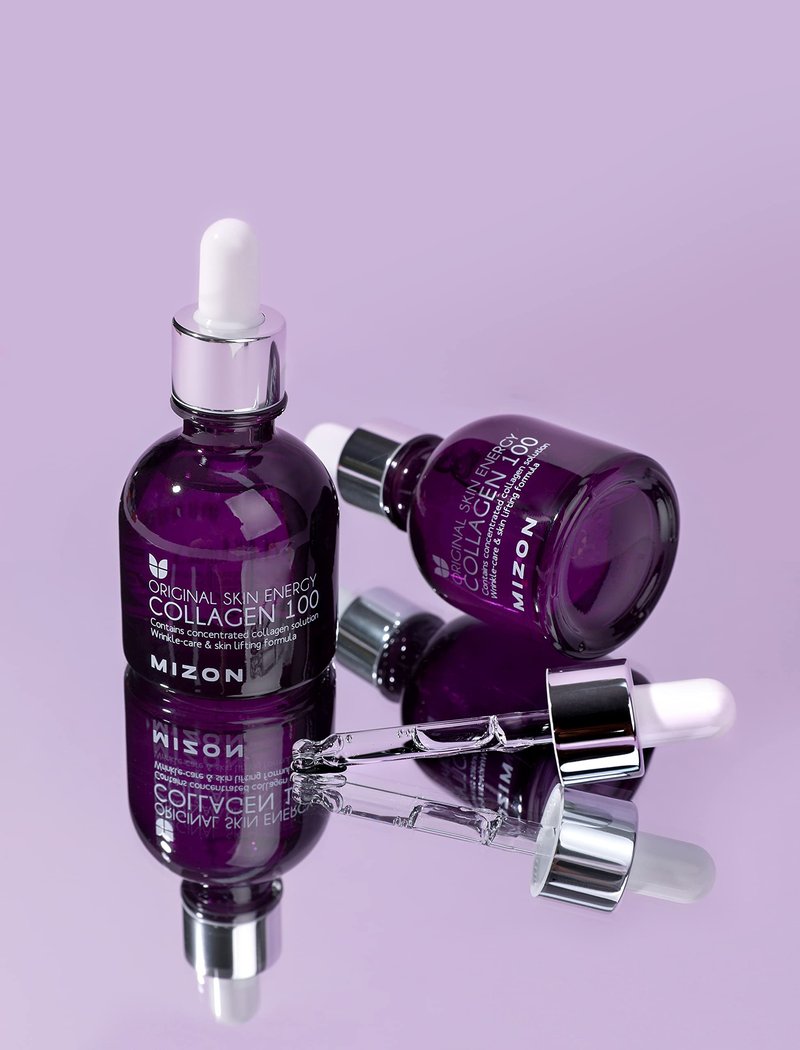 MIZON Marine Collagen 100 Ampoule Serum with Collagen Peptide for Firming Skin Wrinkles Hydrating Anti Aging with Adenosine Panthenol & Centella (1.01 fl oz)