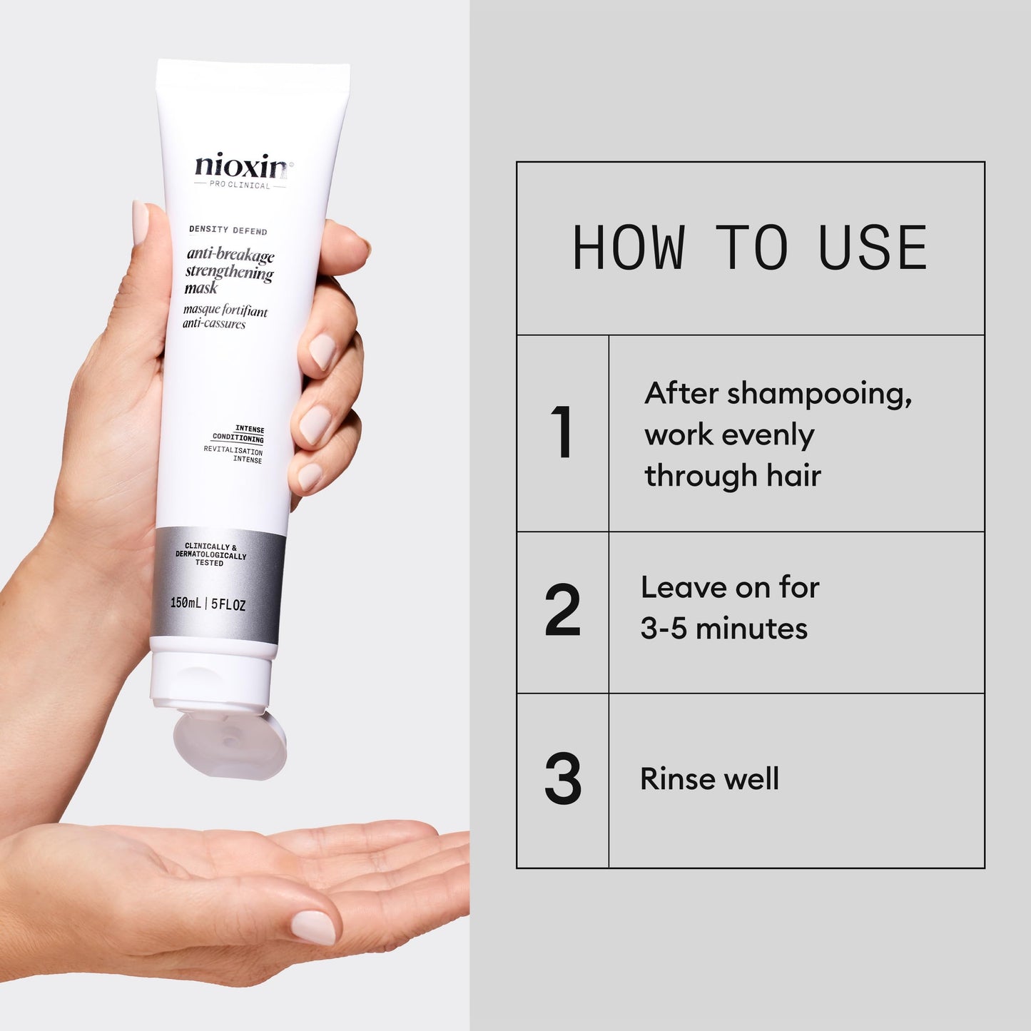 Nioxin Density Defend Anti-Breakage Strengthening Mask | Intense Conditioning | Protects Against Hair Breakage | 5.07 Fl Oz