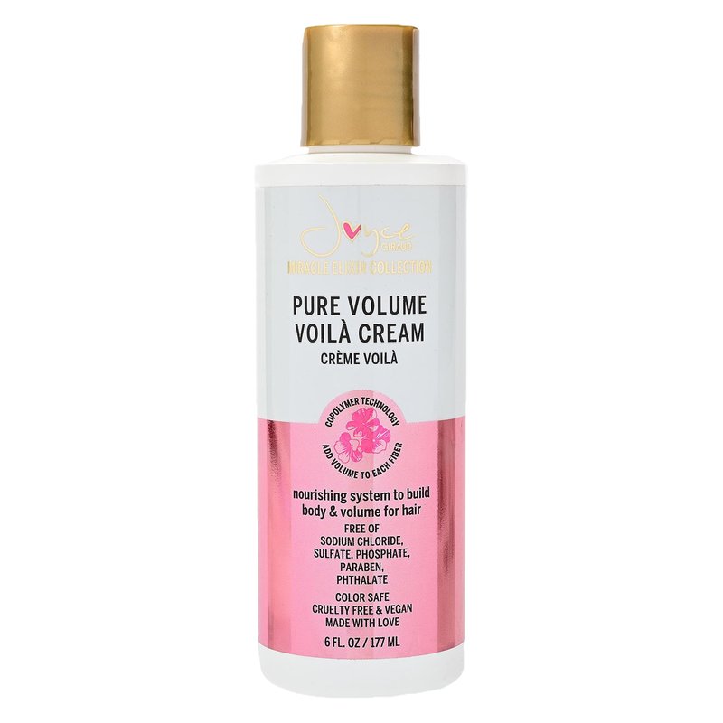 Miracle Elixir Collection Joyce Giraud Pure Volume Voilà Cream, Builds Body & Volume, Nourishing & Lightweight, 6 Oz