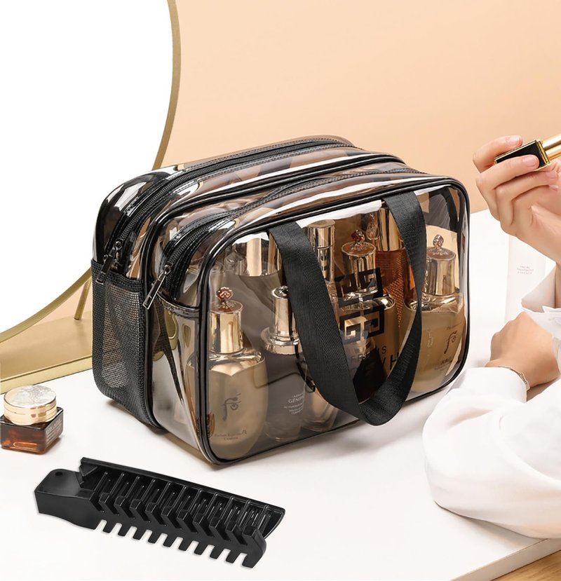 Foldable Combs in Bulk Individually Wrapped, Travel Pocket Hair Comb, Folding Hair Brush Double Headed, Brush Comb Styling Tool for Men Women Combs, Black (One Size, 100, Count)