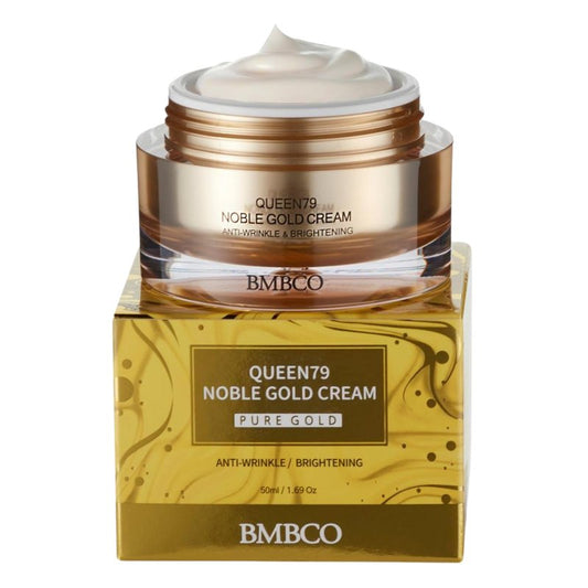 BMBCO Collagen Ceramide Cream with 24K Gold | Anti Aging Firming Moisturizer for Face & Neck | Hyaluronic Acid & Peptides | Day & Night Cream | Korean Skincare 1.69 fl oz