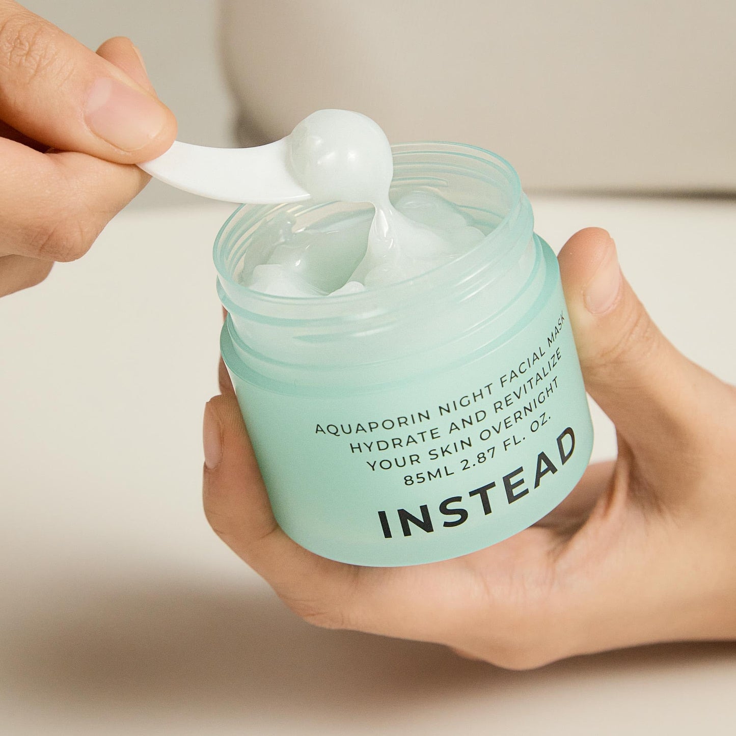 INSTEAD Aquaporin Night Facial Mask - Enriched with Deep Moisture Complex for Revitalized, Supple, and Luminous Skin Overnight 2.87 fl. Oz.