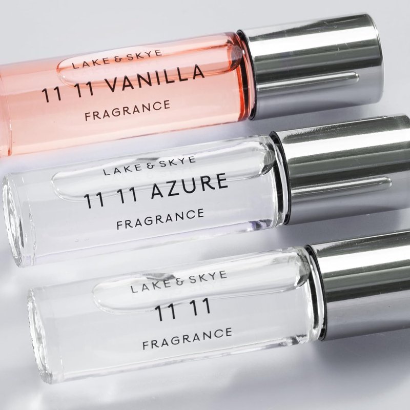 Lake & Skye 11 11 Fragrance Oil Rollerball - Unisex Skin Musk & White Ambers | 0.33 fl oz (10 mL)