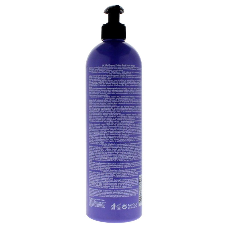 CHI Color Illuminate Shampoo - Balanced Color Replenishment for Platinum Blonde | Sulfate-Free, 25 Oz