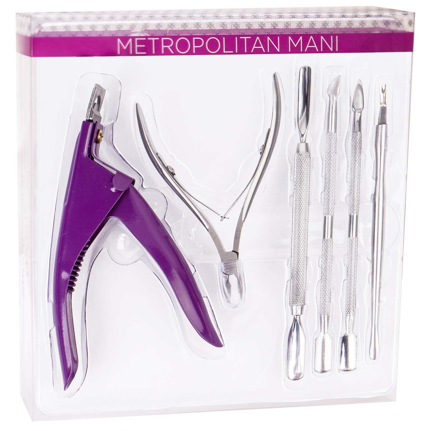 SHANY Premium Stainless Steel Manicure-Pedicure Tool Set - Complete Nail Care Kit with Cuticle Clipper, Edge Cutter & Trimmer