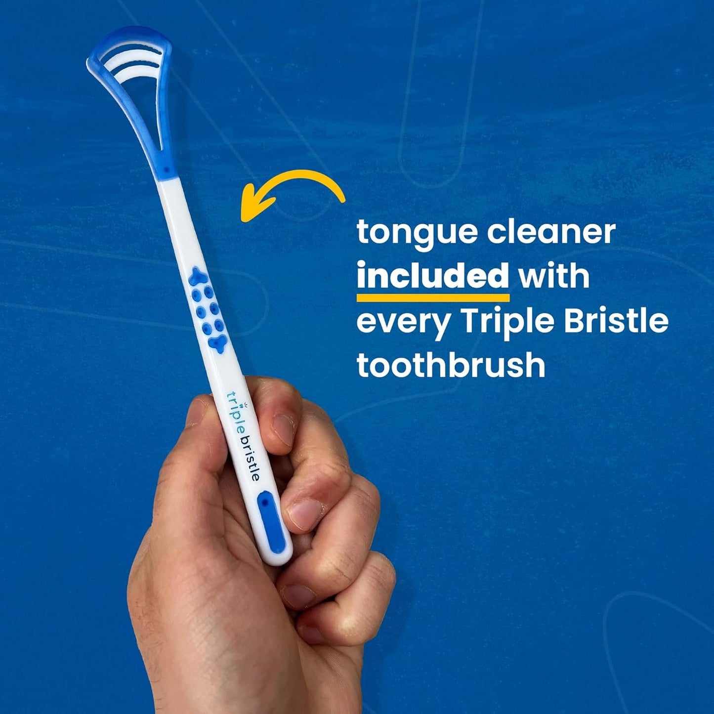 Triple Bristle GO | Portable AA Battery Sonic Toothbrush for Travel | Three Powerful Modes | Soft Nylon Bristles-Also for Autistic & Special Needs Adults and Kids | Triple Bristle GO Two Pack