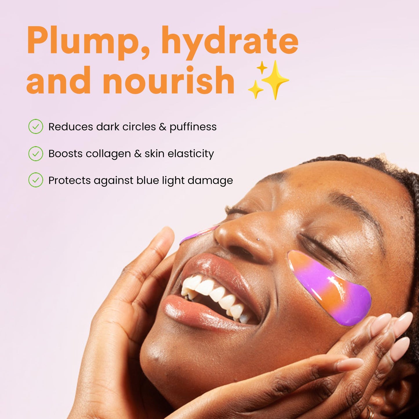 BLAQ Kakadu Plumpers Premium Under Eye Patches for Dark Circles and Puffiness. Australian Native Plum Extracts, Vegan and Cruelty-Free,15-Pack