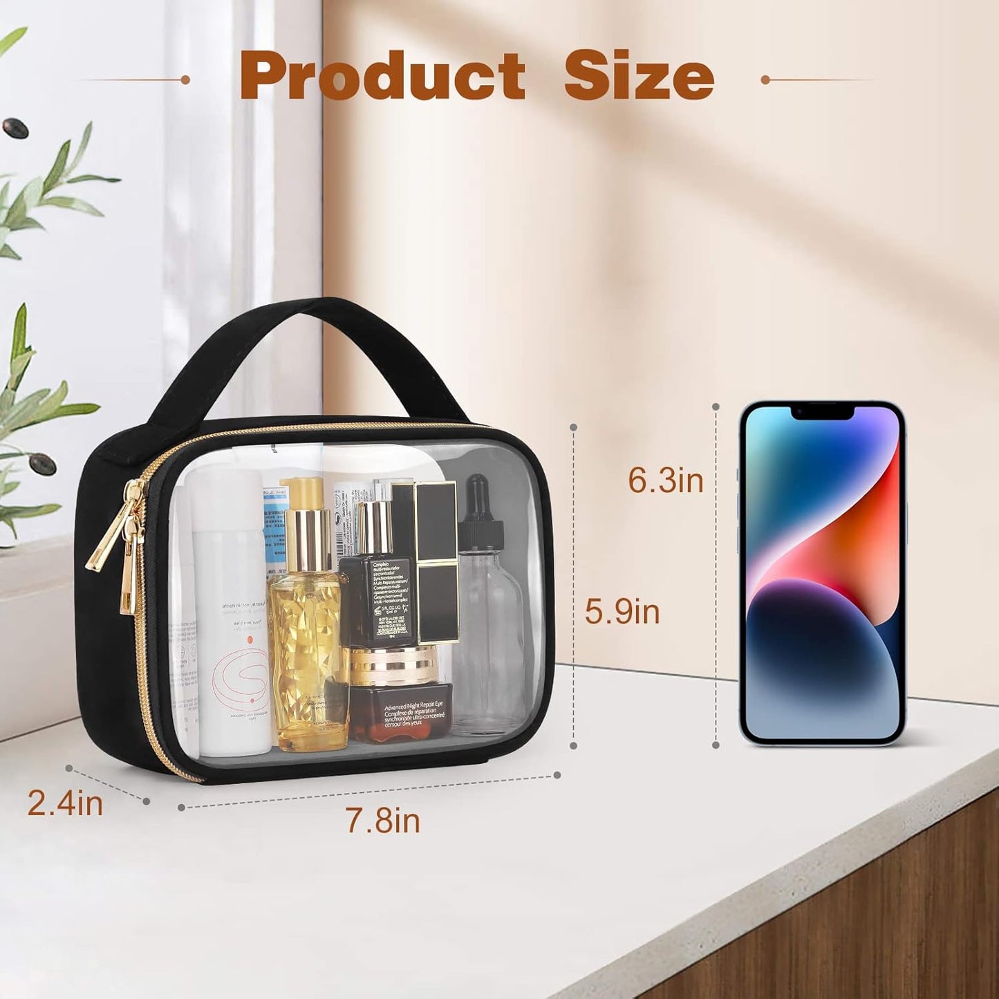 TSA Approved Toiletry Bag - Hanging Travel Organizer with Jewelry Compartment | Large Makeup Bag for Business & Camping
