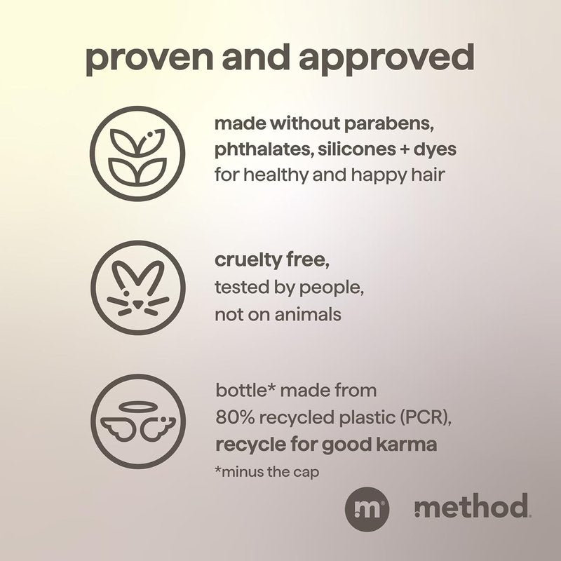Method Men 2-in-1 Shampoo and Conditioner | Cedar + Cypress - Cleans & Conditions with Argan & Jojoba Oil - 14 oz