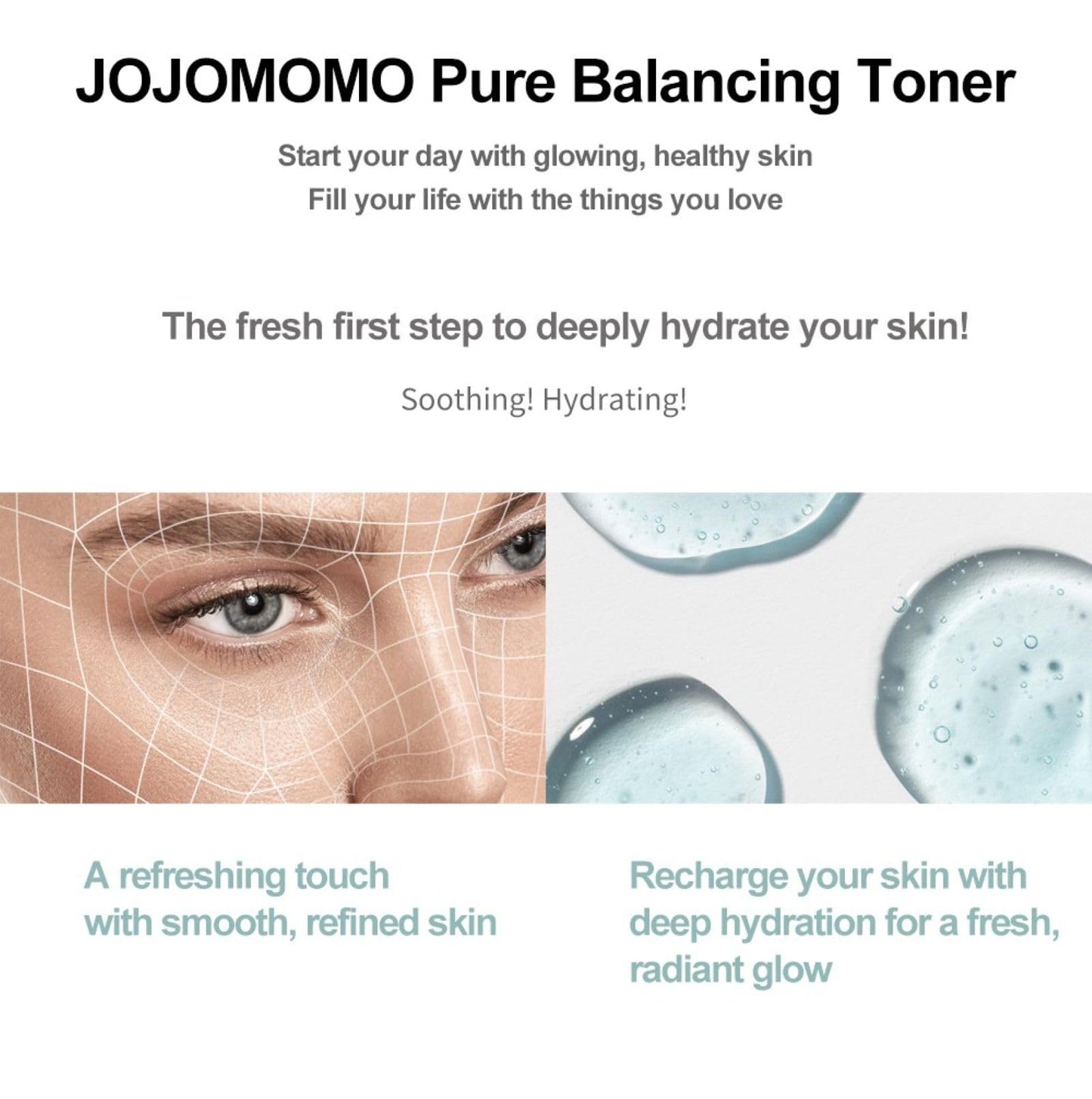 Pure Balancing Toner, 150ml – Gentle K-Beauty Facial Toner for Hydration and Makeup prep. Soothes, refreshes, and purifies Skin.