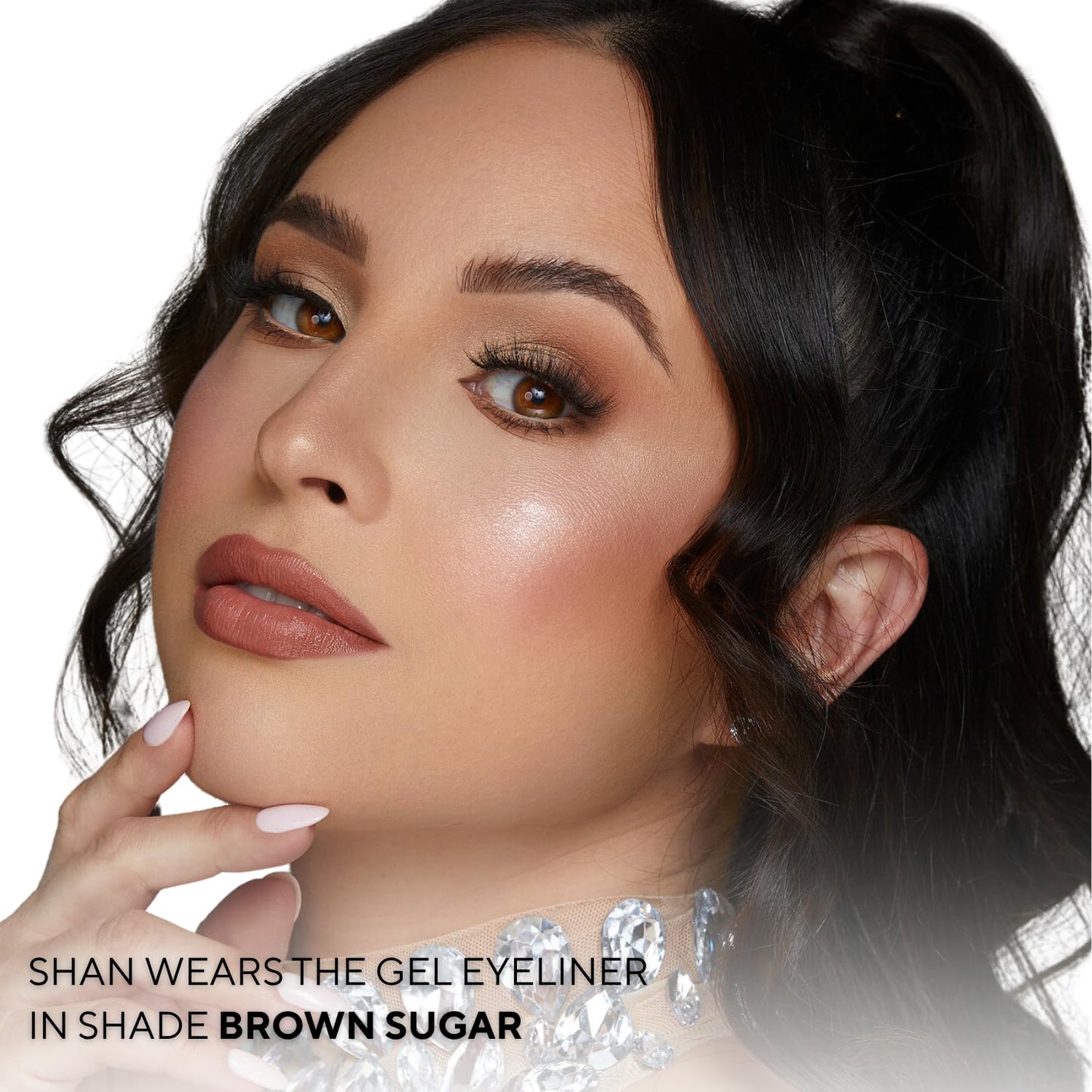 Shades By Shan The Gel Eyeliner, Long-Lasting Smudge-Proof Formula, Vegan, Black Tea
