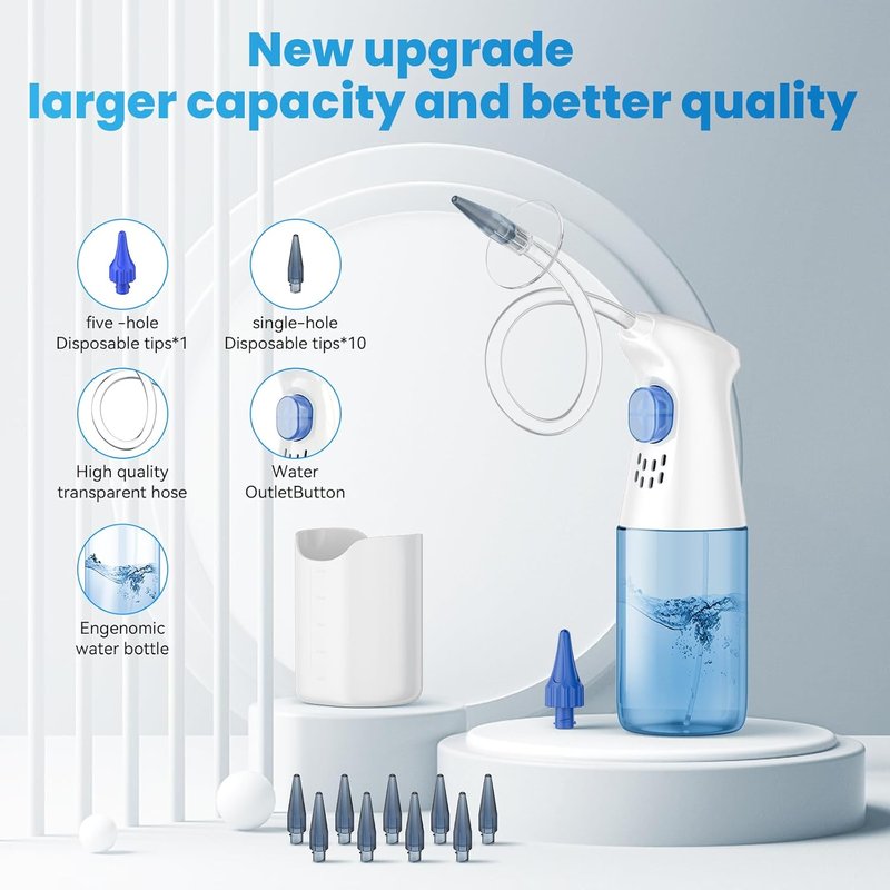 Rechargeable Ear Dryer - Efficient Ear Water Remover | Manual Irrigation System