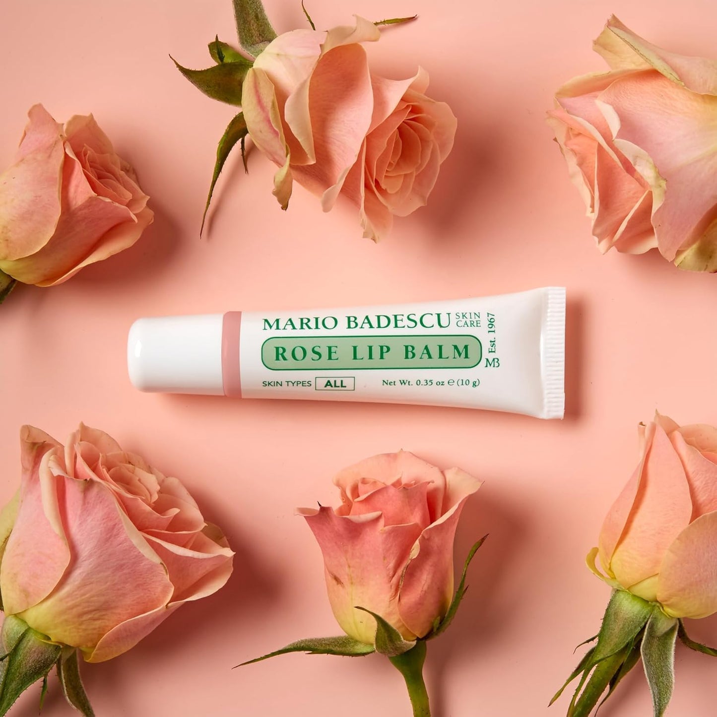 Mario Badescu Rose Hydration Set – Rose Hand Cream with Vitamin E & Moisturizing Lip Balm – Lightweight, Non-Greasy Hydrating Skin Lotion and Nourishing Balm for Dry Hands & Cracked Lips