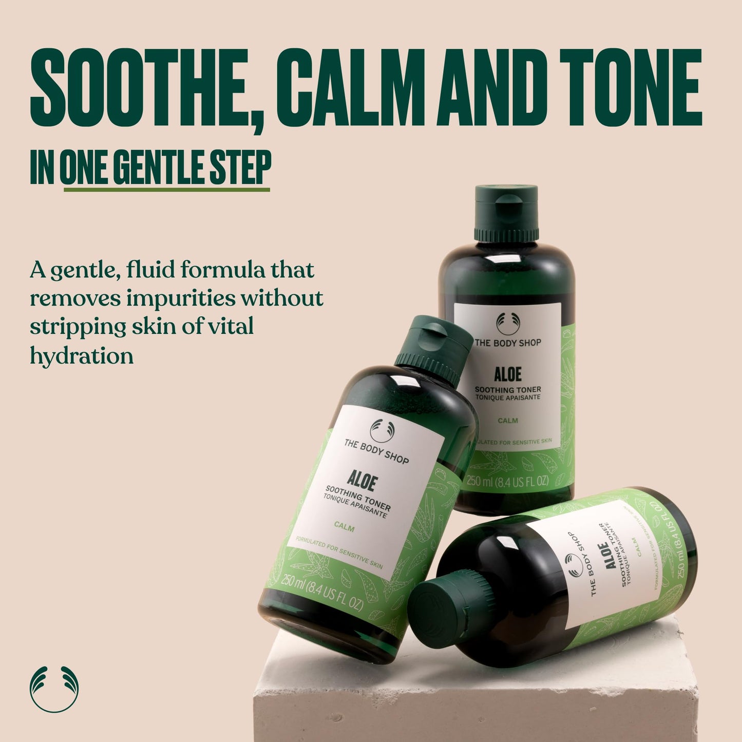 The Body Shop Aloe Vera Toner, For Sensitive Skin, Vegan, 250ml