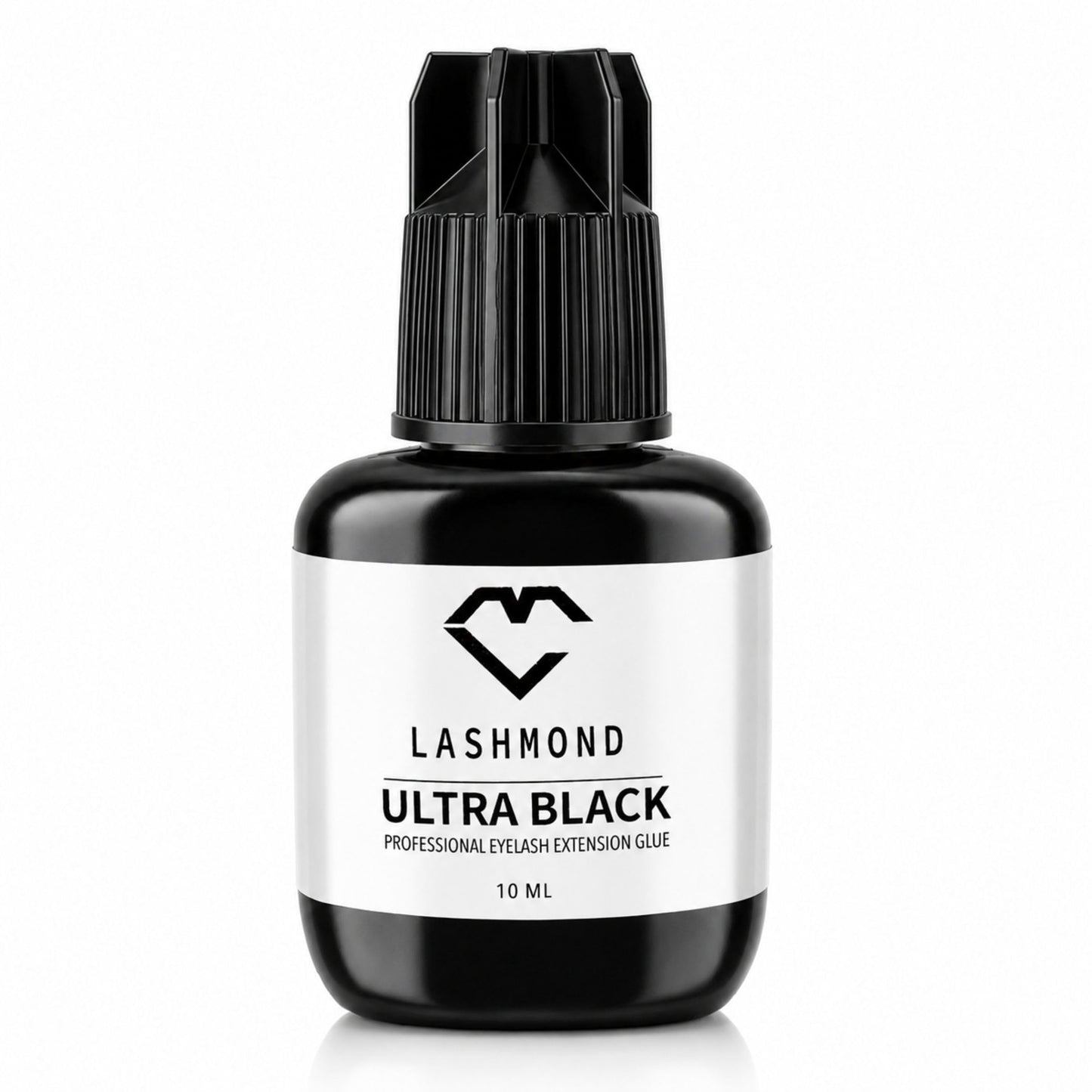 Lashmond Pro Strong Eyelash Extension Glue Ultra Black -Lash Adhesive (10 ml) / 2-3 Sec Drying time/Retention – 6 to 8 Weeks/Maximum Bonding Power/Black Adhesive for Semi-Permanent Extensions