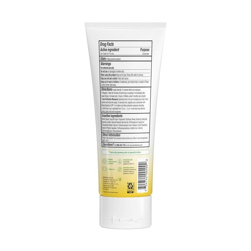 Alba Botanica Mineral Sunscreen Lotion SPF 50 - Broad Spectrum, Fragrance-Free | 3 Fl Oz