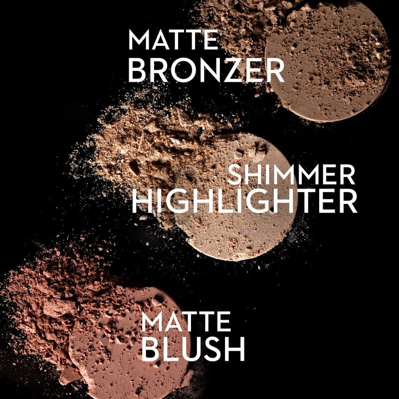 SUGAR Cosmetics Contour De Force Face Palette for Makeup Includes Matte Bronzer, Highlighter & Blush Makeup Palette with Built-in Mirror - 2 g (Pack of 1) 01 Subtle Summit - Face Pallete