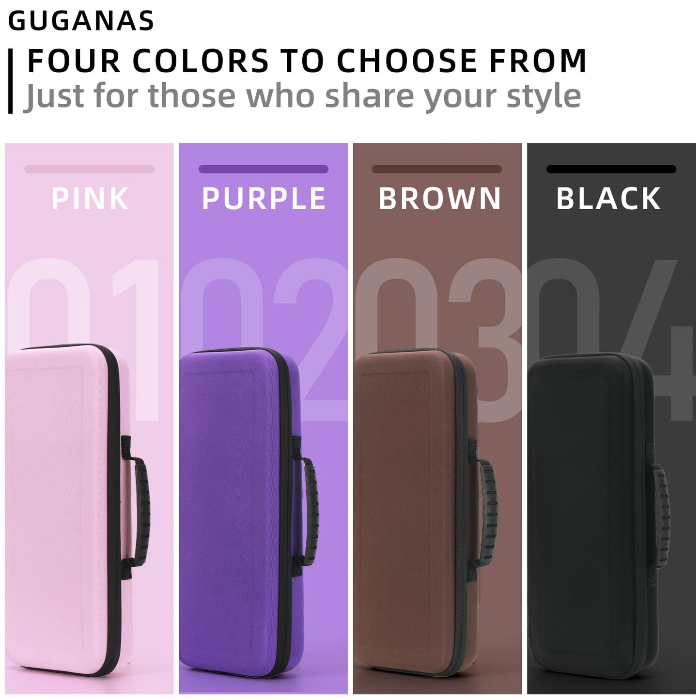 Guganas Hard travel Case Compatible with Dyson Airstrait Straightener, Carrying storage Bag for Airstrait HT01. (Pink)